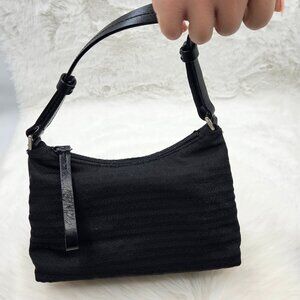 Prada Black Tessuto Nylon Shoulder Bag